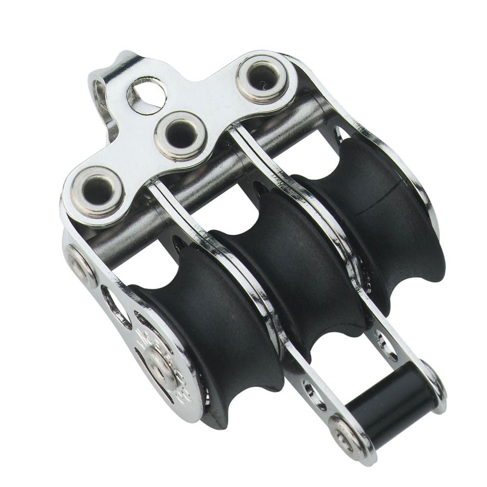Sprenger 6mm Micro XS Block, 3-scheibig, mit Hundsfott